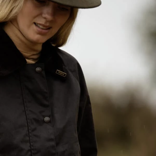 Women’s Country Girl Wax Jacket – Brown 6 Women’s Country Girl Wax Jacket – Brown - Image 4