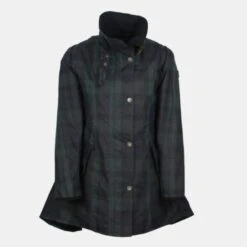 Women’s Katrina Tartan Waxed Jacket – Blackwatch