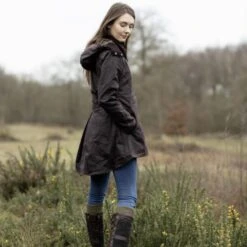 Women’s Olivia Waxed Jacket – Brown 8 Women’s Olivia Waxed Jacket – Brown -Home And Daily Necessities Store OB Olivia brown lifestyle 1 600x600 1