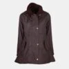 Women’s Olivia Waxed Jacket – Brown -Home And Daily Necessities Store OB Olivia waxed jacket brown clipped rev 1 600x600 1