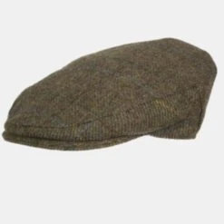 Walker Tweed Cap – Brown Check