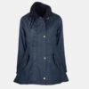 Women’s Olivia Waxed Jacket – Navy 2 Women’s Olivia Waxed Jacket – Navy -Home And Daily Necessities Store OB olivia waxed jacket navy clipped rev 1 600x600 1