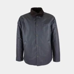 Men’s Alum Waxed Shirt – Navy