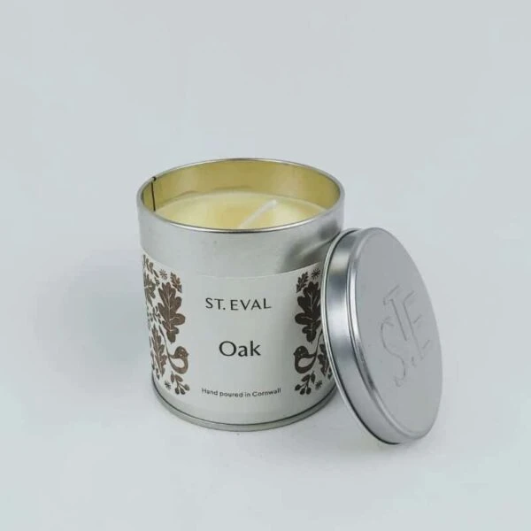 Oak Tin Candle 4 Oak Tin Candle - Image 2