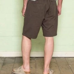Deck Shorts – Olive 6 Deck Shorts – Olive -Home And Daily Necessities Store Olive shorts back 600x600 1