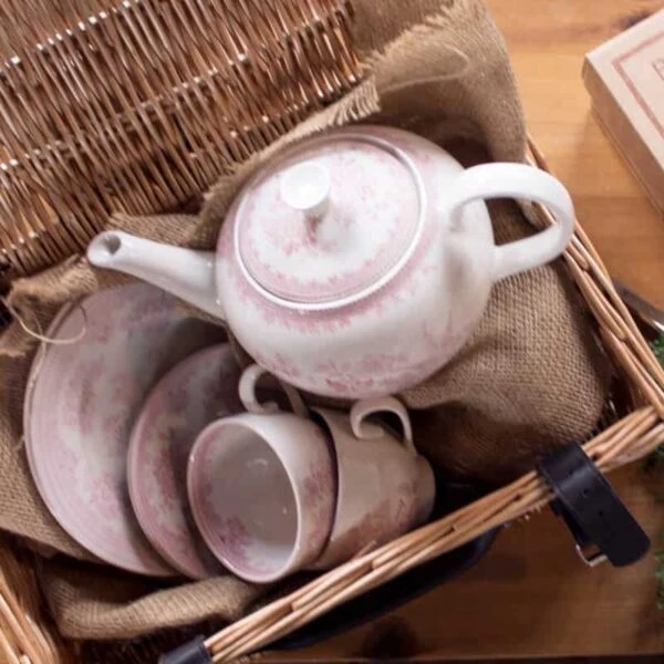 Pink Asiatic Pheasant Teapot 5 Pink Asiatic Pheasant Teapot - Image 3