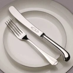 Pistol Rattail Silver Plated Flatware