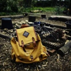 Rockness Backpack Colemans Yellow 15 Rockness Backpack Colemans Yellow -Home And Daily Necessities Store Portamus colmaans in wood 600x600 1
