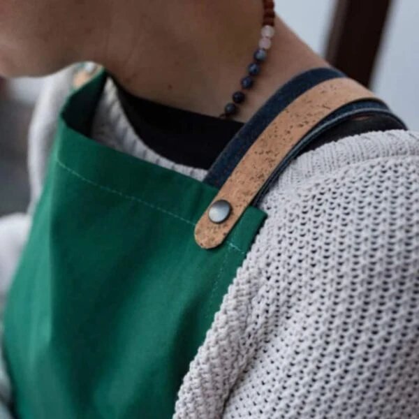 Burnt Orange Canvas Apron 5 Burnt Orange Canvas Apron - Image 3