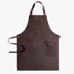 Montford Leather Apron – Towel Loop & Pocket