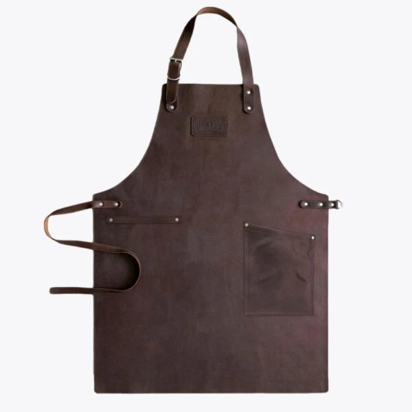 Montford Leather Apron – Towel Loop & Pocket 3 Montford Leather Apron – Towel Loop & Pocket