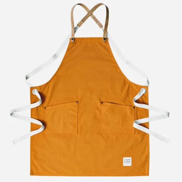 Burnt Orange Canvas Apron 3 Burnt Orange Canvas Apron