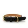 Raven Black Leather Dog Collar 1 Raven Black Leather Dog Collar -Home And Daily Necessities Store SF Black dog collar 800x800 1 600x600 1