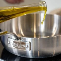 26cm Steel Chefs Pan 7 26cm Steel Chefs Pan -Home And Daily Necessities Store Samuel Groves Tri Ply Cookware 60 600x600 1