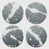 Grey & White Splatter Concrete Coasters 1 Grey & White Splatter Concrete Coasters -Home And Daily Necessities Store Set of four grey white splatter concrete coasters ALL 4 NOT CUT OUT