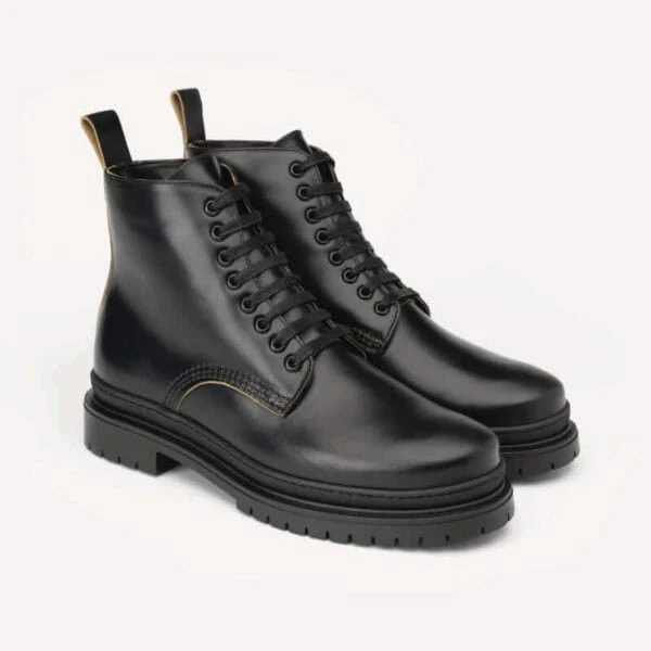 The Sharman Men’s Boots – Horween Black 5 The Sharman Men’s Boots – Horween Black - Image 3