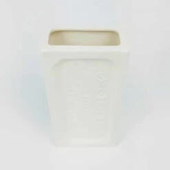 White Bristol Brick Vase