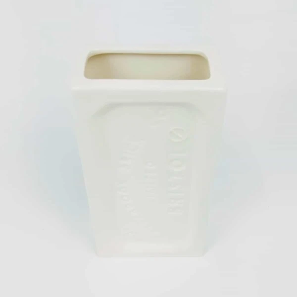 White Bristol Brick Vase 3 White Bristol Brick Vase