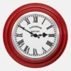 GPO Red Factory Clock Roman Numerals 2 GPO Red Factory Clock Roman Numerals -Home And Daily Necessities Store Synchonome GPO RED clock roman numerals front 600x600 1