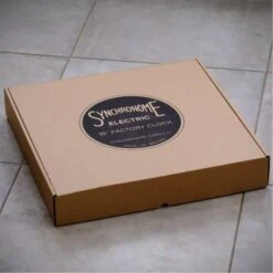 Hooton Grey Factory Clock Arabic Numerals -Home And Daily Necessities Store Synchonome clocks box 600x600 9