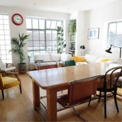 British Museum Clock Arabic Numerals -Home And Daily Necessities Store Synchonome clocks lifestyle front room 600x600 2