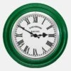 Handforth Green Factory Clock Roman Numerals 1 Handforth Green Factory Clock Roman Numerals -Home And Daily Necessities Store Synchonome green roman numerals clock front 600x600 1