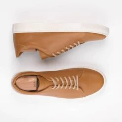 The Mellor II French Calf Tan Sneakers -Home And Daily Necessities Store THE MELLOR II ANNONAY FRENCH CALF TAN top 600x600 1