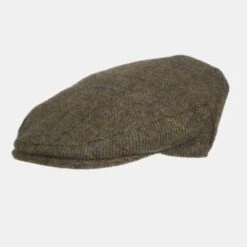 Walker Tweed Cap – Purple Overcheck
