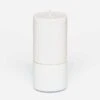 White Midi Holder And Candle Set 1 White Midi Holder And Candle Set -Home And Daily Necessities Store White mid candle and holder set