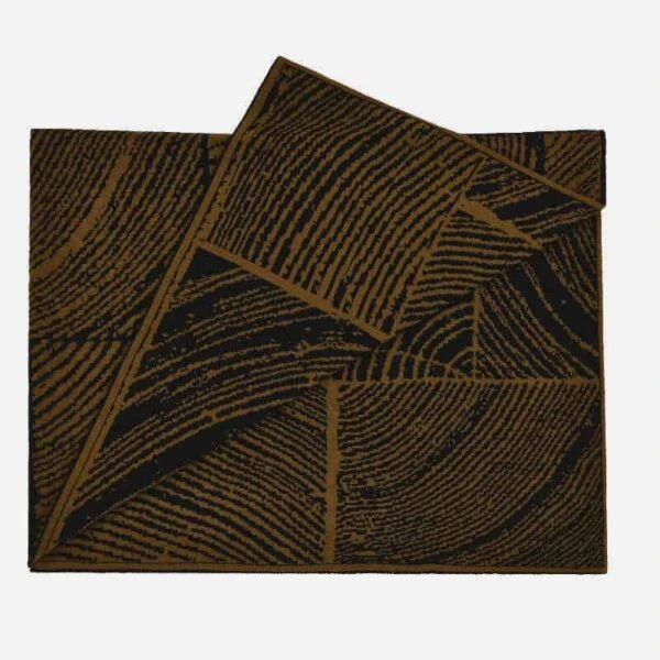 Moss Wood Block Throw 3 Moss Wood Block Throw