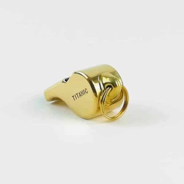 Polished Brass Titanic Whistle 4 Polished Brass Titanic Whistle - Image 2