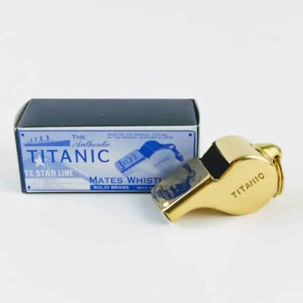 Polished Brass Titanic Whistle 5 Polished Brass Titanic Whistle - Image 3