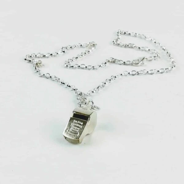 Sterling Silver Whistle Necklace 4 Sterling Silver Whistle Necklace - Image 2