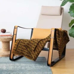 Parquet Throw Saffron 7 Parquet Throw Saffron -Home And Daily Necessities Store ambar saffron parquet throw lifestyle 600x600 1