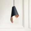 ARC Pendant In Black And Brushed Copper 2 ARC Pendant In Black And Brushed Copper -Home And Daily Necessities Store black copper 600x600 1