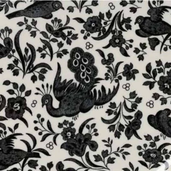 Black Regal Peacock 3 Tier Cake Stand 5 Black Regal Peacock 3 Tier Cake Stand - Image 3