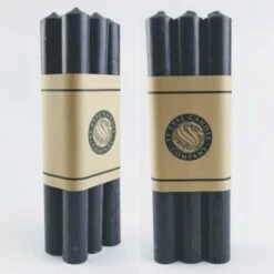 Two Packs Charcoal Dinner Candles