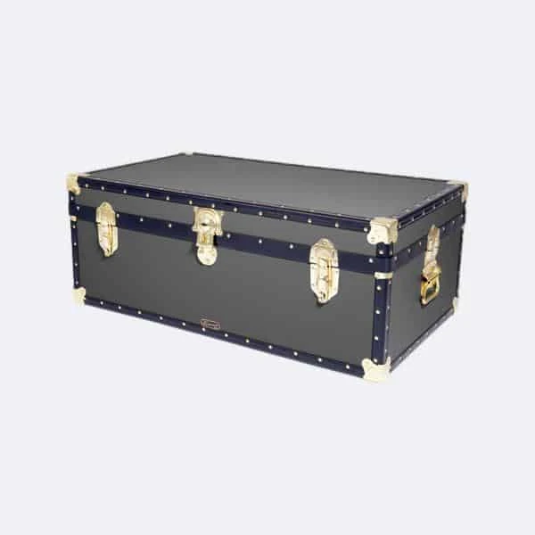 Dark Grey Steamer Trunk 3 Dark Grey Steamer Trunk