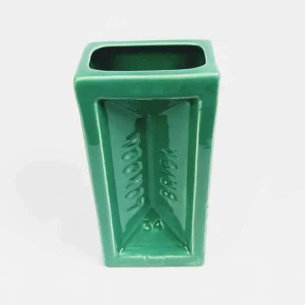 Green London Brick Vase 3 Green London Brick Vase