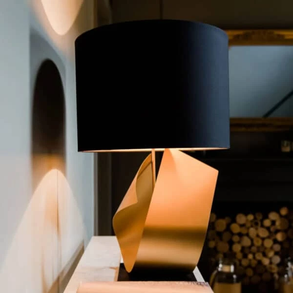Flux Table Lamp In Gold 5 Flux Table Lamp In Gold - Image 3