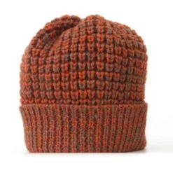 Orange And Grey Beanie