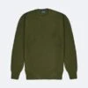 Khaki Green Gullane Cotton Crew Neck 2 Khaki Green Gullane Cotton Crew Neck -Home And Daily Necessities Store khakhi front Mallochs Gullane Khaki Green Cotton Crew Neck 1024x1024@2x clipped rev 1 600x600 1