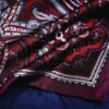 Labyrinth Silk Pocket Square – Burgundy, Red, Blue & Cream -Home And Daily Necessities Store labyrinth red ripple 600x600 1
