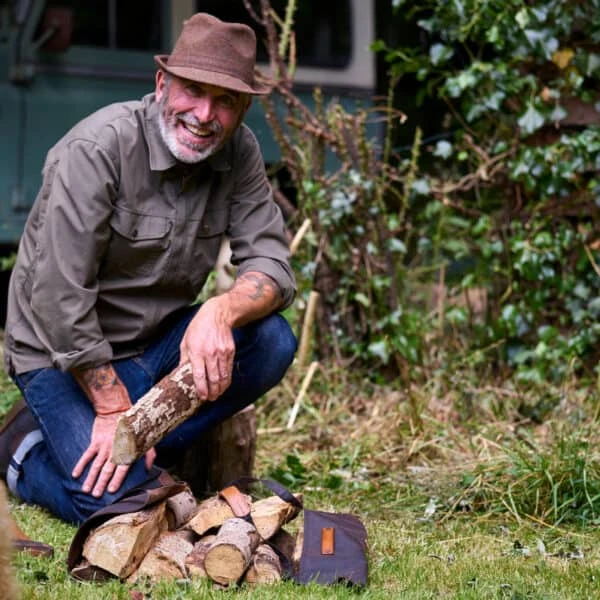 Rustic Oak Log Carrier 5 Rustic Oak Log Carrier - Image 3