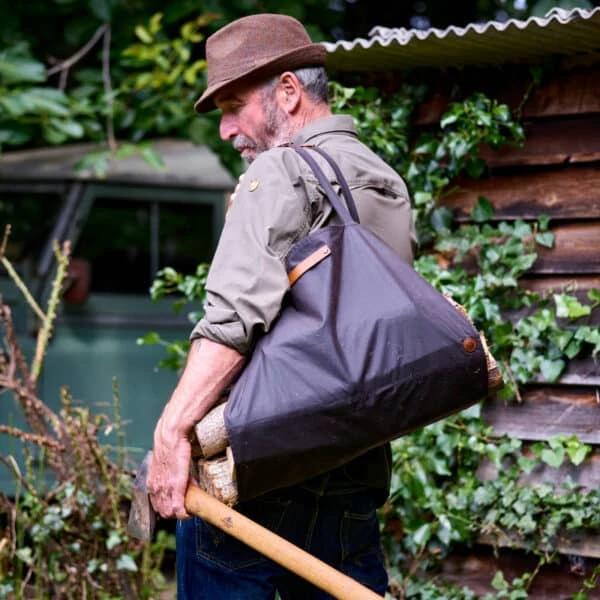 Rustic Oak Log Carrier 4 Rustic Oak Log Carrier - Image 2