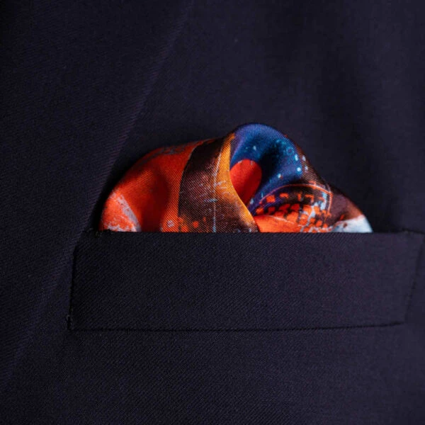 Lone Fighter Silk Pocket Square 4 Lone Fighter Silk Pocket Square - Image 2