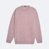 Pink Wreay Shetland Wool Crew Neck 1 Pink Wreay Shetland Wool Crew Neck -Home And Daily Necessities Store mallochs pink haar wreay shetland crew neck front clipped rev 1 600x600 1