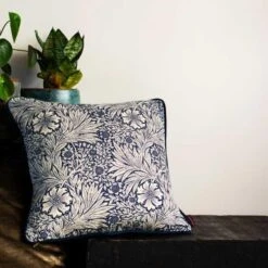 Marigold Indigo Cushion -Home And Daily Necessities Store marigold indigo cushion 800x800 lifestyle lone 600x600 1