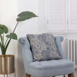 Marigold Indigo Cushion -Home And Daily Necessities Store marigold indigo cushion lifestyle 800x800 1 600x600 1