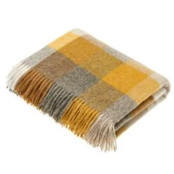 Harlequin Mustard Throw